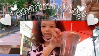 GOING TO NEW CAFE DOWNTOWN VLOG #downtown #cafe #vlog #fun #new #talk #drinks