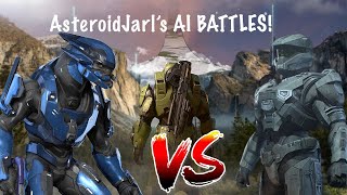 ELITES VS SPARTANS! Halo Infinite forge ai battle