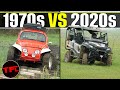 Old vs New School: Can a 1971 VW Baja Bug Keep Up With a New Honda Pioneer SXS in an Off-Road Race?