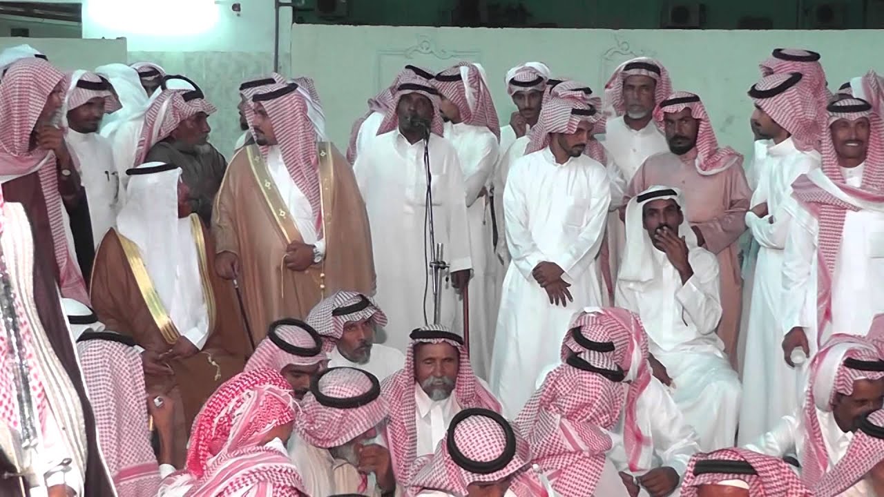 حفلة الشاعر سعد سعود العضلي بمناسبة زواج ابنه سعيد سعد سعود العضلي