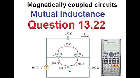 Mutual Inductance || End Chapter Problem 13.22 || ENA 13.2(2) (Urdu/Hindii)