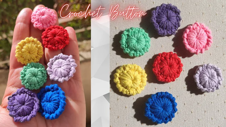 Quick and Beautiful Crochet Button Tutorial