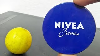 NIVEA CREAM & LEMON NEED Beauty Hacks Every Girl Should Know- What happen IF Apply On Skin FACE HAND