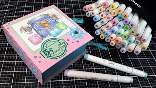 Triple Review: RENDR Marker Paper, NEW Premiere Brush Tip Alcohol Markers &  Curio Stamps from Stampendous! – The Frugal Crafter Blog