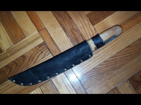 Чехол для мачете своими руками. How to make a machete holster. Чехол для мачете своими руками. How to make a machete holster.