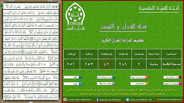 الصفحة ( 42 ) / الجزء الثالث / سورة البقرة