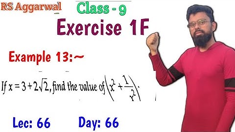 If x=3+2root2, find the value of x2 +1/x2