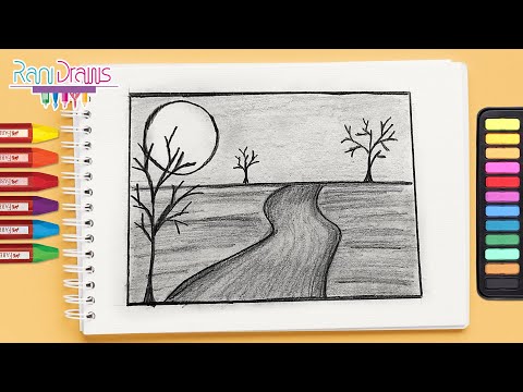 Video: Cómo Dibujar Un Paisaje Nocturno En La Calle Por Etapas