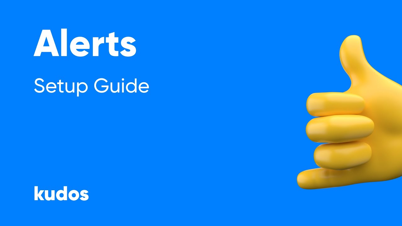 Alerts Setup Tutorial - YouTube