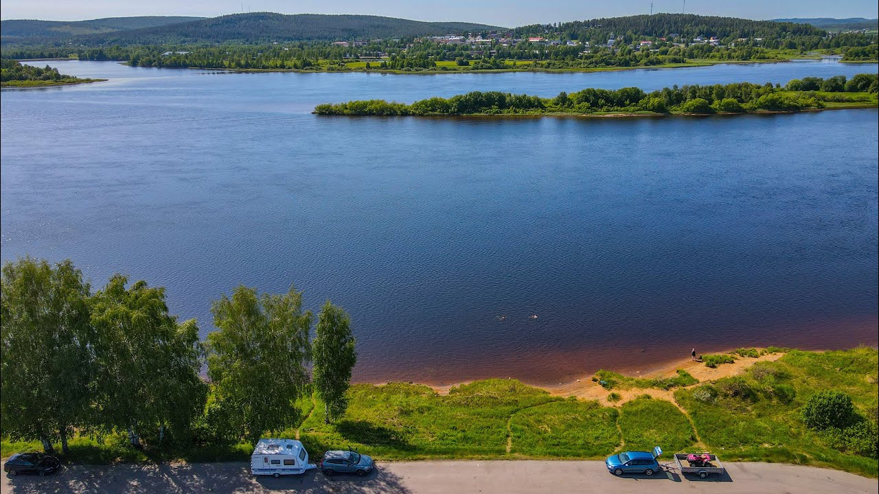 Aavasaksa | Ylitornio, Finland | Övertorneå, Sweden | View from above | 4K