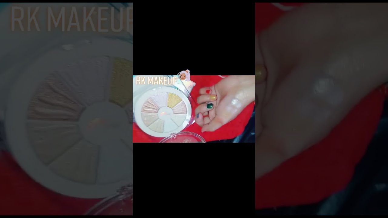 Final Touch Cosmetics 8 Colour Highlighter Palette Shimmery Shades included in Just Rs 400/-