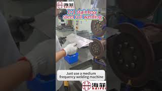 Joining Stainless Steel Coils with HAIFEI Seam Welder | 1+1 Continuous Line#seamweldingmachine