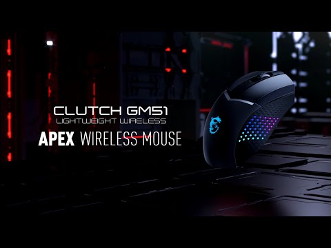 CLUTCH GM51 LIGHTWEIGHT WIRELESS - APEX WIRELESS MOUSE | MSI