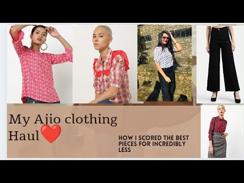 Ajio clothing haul ||Tops||Shirt||Jeans||under 300 🎽👕👖+ TRY ON HAUL.. ️ ...