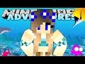 Minecraft Vacation-Little Carly Adventures-LITTLE CARLY TURNS INTO A MERMAID!!