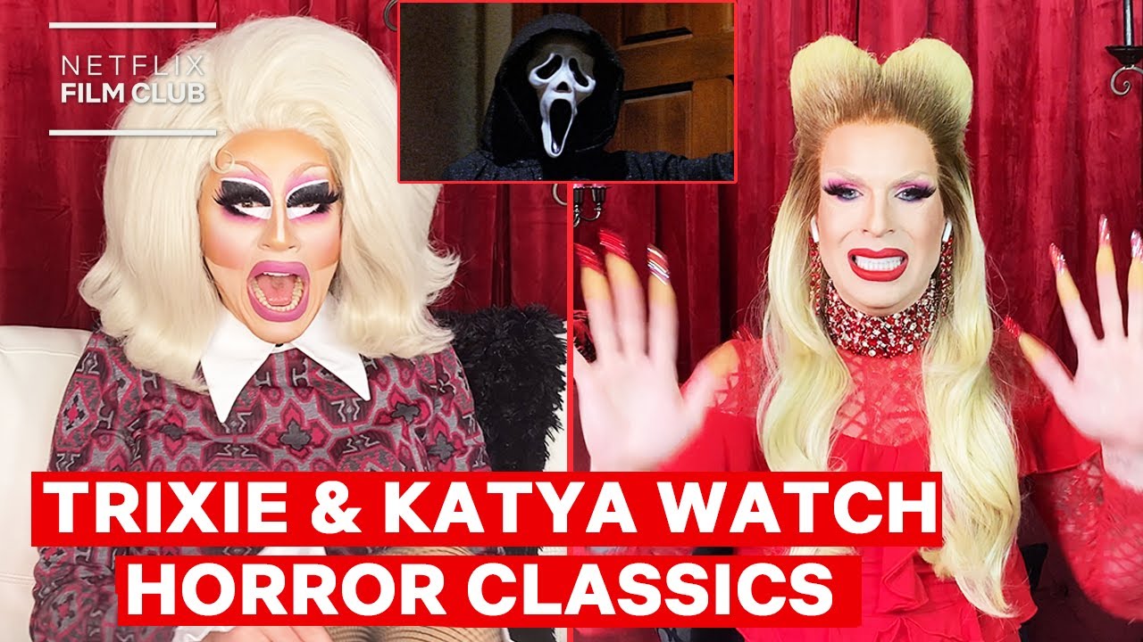 Drag Queens Trixie Mattel \U0026 Katya React To Scream \U0026 The Witches | I Like To Watch Horror | Netflix