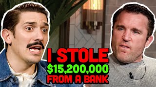 Schulz REACTS To Chael Sonnen STEALING $15,200,00 From A Bank BEFORE The UFC
