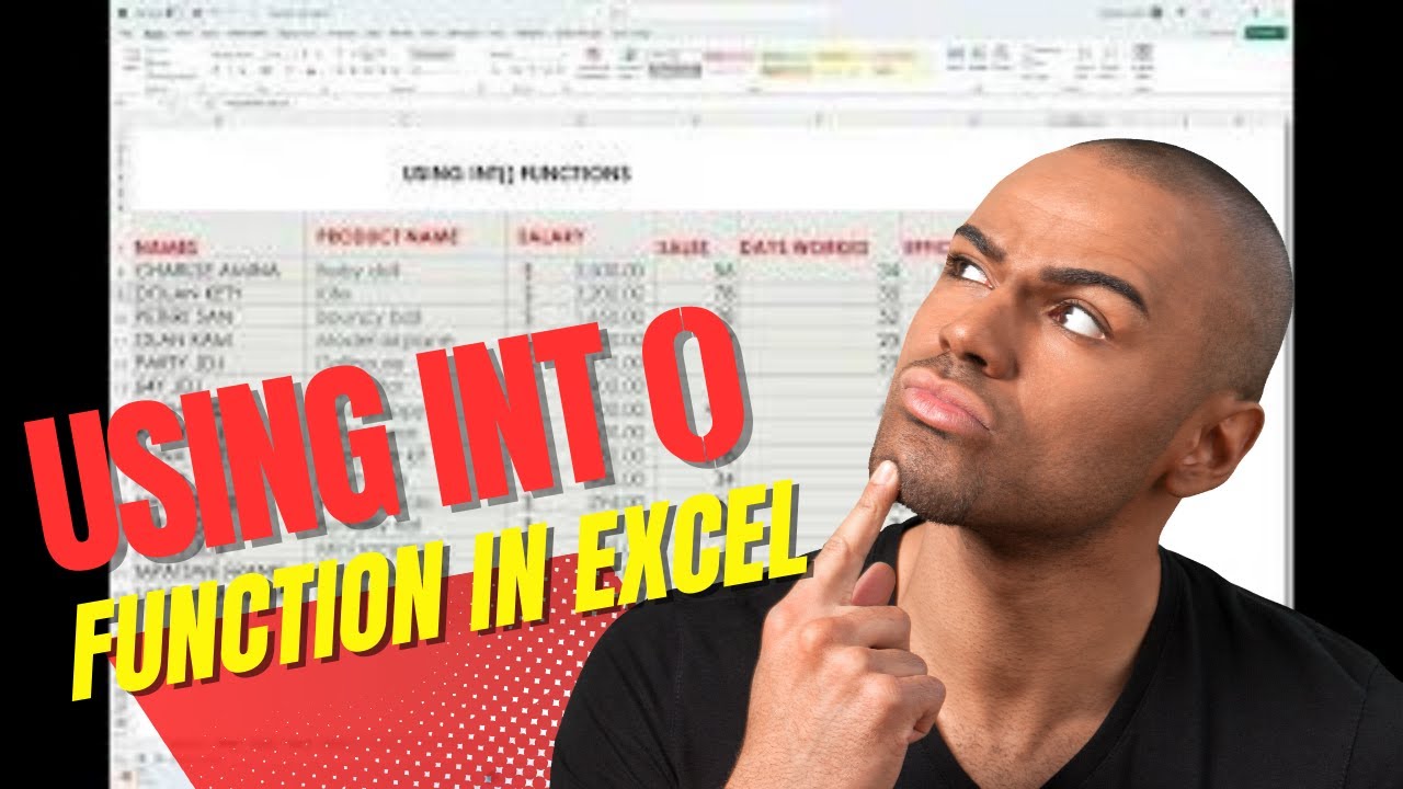 The Excel INT Function in Microsoft Excel