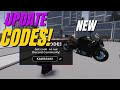 New update codes new bikes moto trackday project roblox