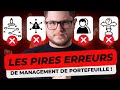 Les 3 principales erreurs de management de portefeuille  rediffusion