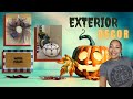 DIY HALLOWEEN EXTERIOR DECOR | FIRST DAY OF FALL !