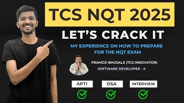 TCS NQT 2025 Preparation | My Experience
