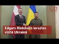 E. Rinkēvičs ar V. Zelenski pārrunā situāciju Ukrainas frontē