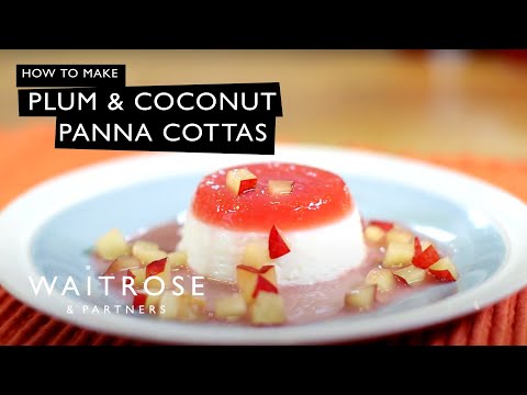 Vídeo: Panna Cotta De Coco Amb Prunes Prunes