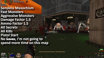 6 Masterminds in a Doom 1 map! | No End In Sight, Map E4M9 | Project Complexity + Corruption Cards