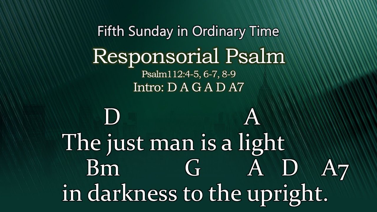 Responsorial Psalm - February 8, 2026