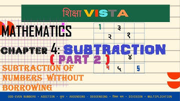 MATHS STD 4 - (CHAPTER 4) SUBTRACTION WITHOUT BORROWING - Maharashtra State Board -*PART 2*