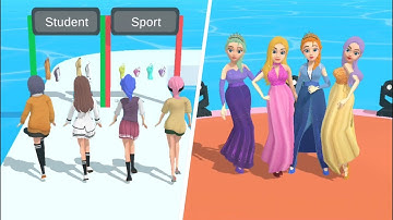 Dress Up Sisters Gameplay All Levels iOS, Android Walkthrough Mobile Relaxing Game Update Noob & Pro