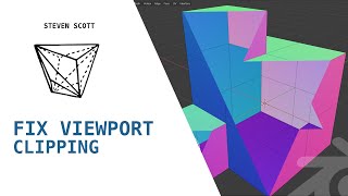 Blender fix viewport clipping