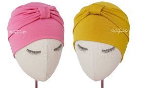 Bow Turban Hat Pattern - How To Make Turban Hat With Bow