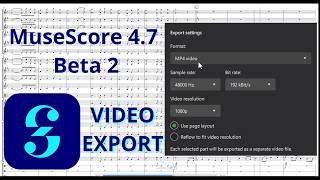 MuseScore can Export Video now?