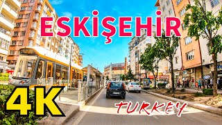 Eskişehir 4K - Driving Downtown - Turkey 🇹🇷
