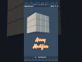Array modifier in blender | 3d modeling | #blender #3dmodeling #3danimation #ytshorts #shorts #cube