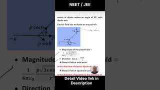 Only Dipole formula you need ! I Ch 1 Class 12 Physics I NEET/JEE