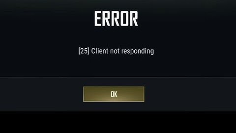 How To Fix Error [25] Client not responding on PUBG (Destin) #Destin #Error25 #25clientnotresponding
