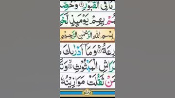 Surah Al-Qariah Full |Qari Muhammad Asif Ghafoor (HD) With Arabic Text|سورة القارية|#surahqariah
