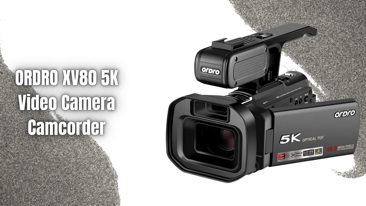 ORDRO XV80 Video Camera Camcorder Review | 48MP, 12X Optical Zoom ...