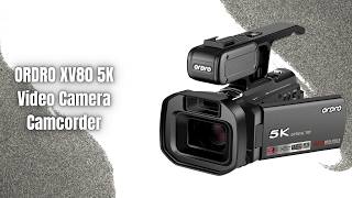 ORDRO XV80 Video Camera Camcorder Review | 48MP, 12X Optical Zoom &amp; Night Vision!