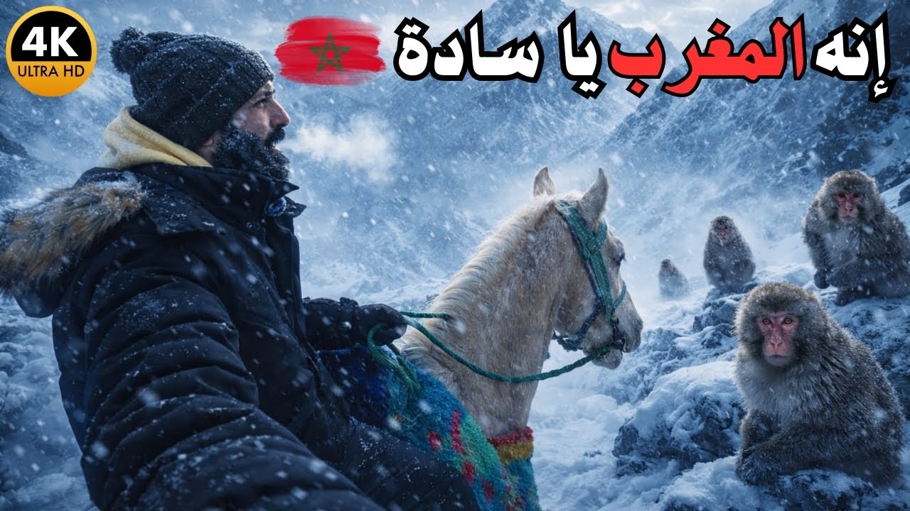 ثلوج المغرب الجنونية! رحلة إفران وآزرو اللي ما تتنساش 🏔️