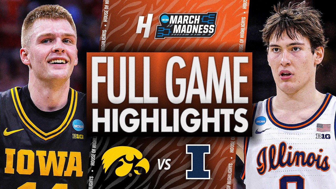 Iowa vs Illinois - FULL GAME HIGHLIGHTS 🔥 Elite 8 | NCAA March Madness 2026