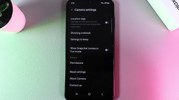 How to Reset Camera Settings on Samsung A25 5G