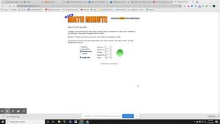 Full How to Setup WebMathMinute for Fact Fluency News