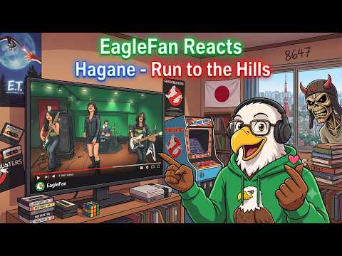 INSANE METAL COVER! HAGANE - Iron Maiden / Run To The Hills | The EagleFan Reaction