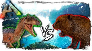 🦎 ARK |  Аллозавр (Allosaurus) vs Свирепый Медведь (Direbear) #4