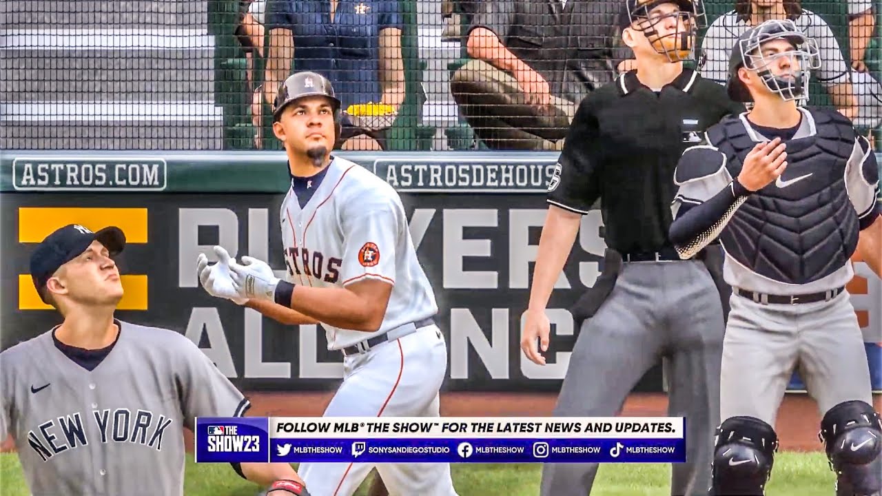 Houston Astros vs New York Yankees 9/3/2023 MLB The Show 23 Gameplay