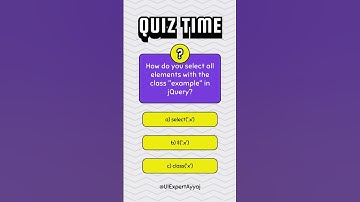 Quiz  - 3 for javascript and jquery developers  #quiztime #jquery #js #uideveloper #shorts #yt